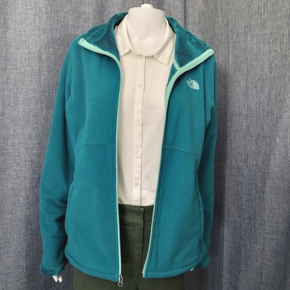The North Face Morning Glory Fleece Jacket Teal Green Women's M - Picture 3 of 15